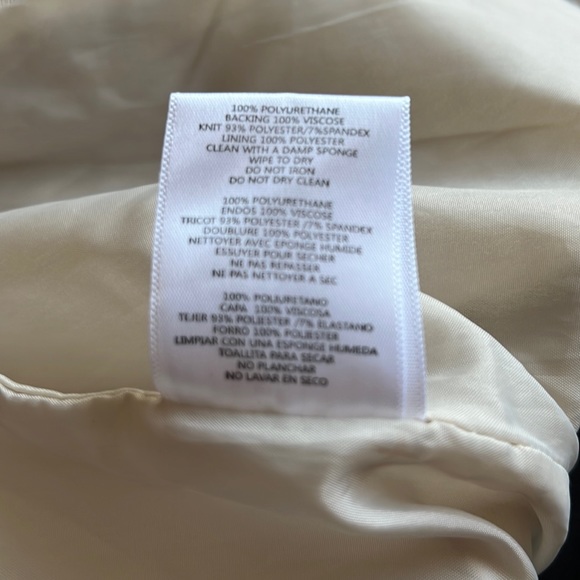 RD style designer moter cycle jacket cream small - petite biker jacket! - Picture 11 of 11